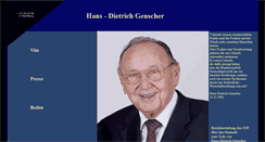 Desktop Screenshot of genscher.de